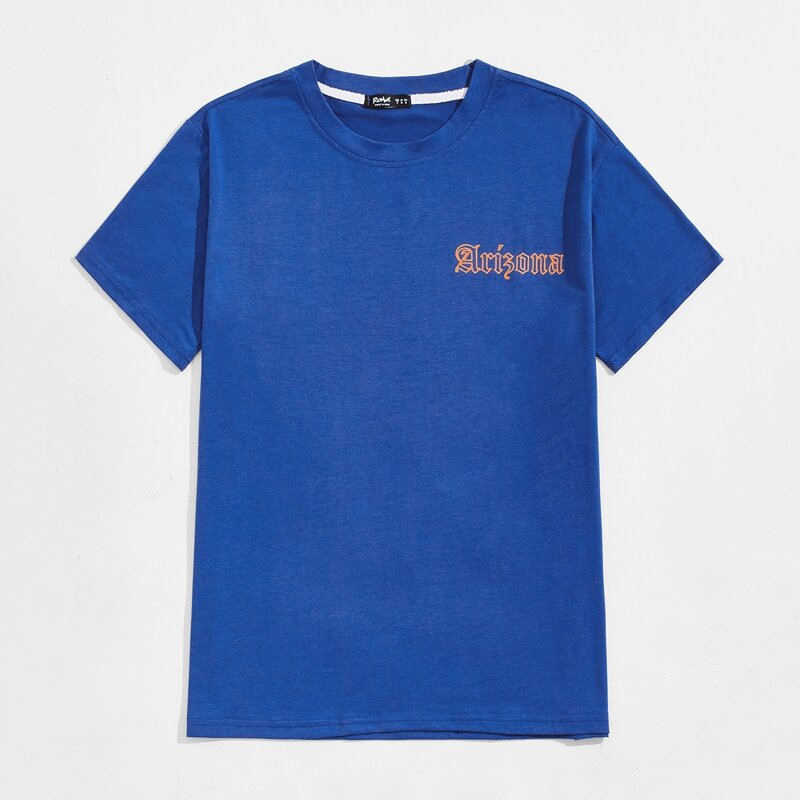

Guys Letter Graphic Tee, Blue