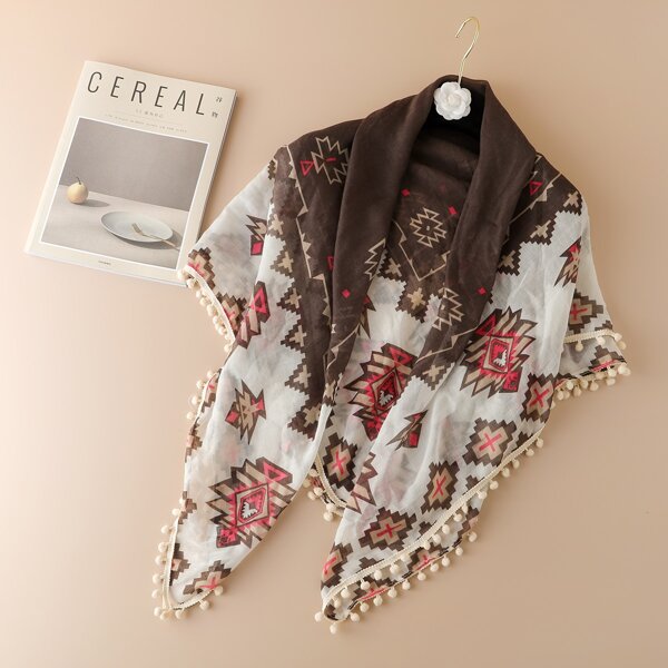 

Geometric Pattern Bandana, Multicolor