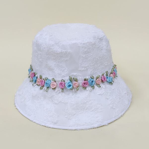 

Flower Decor Bucket Hat, Multicolor