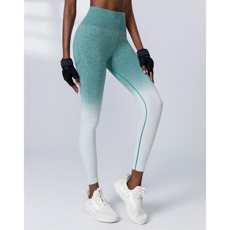 

Seamless Ombre Sports Leggings, Multicolor