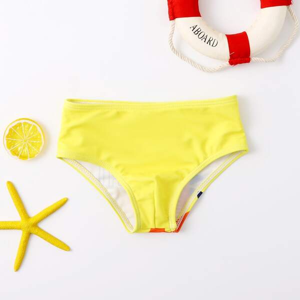 

Baby Boy Dinosaur Print Swim Bottom, Yellow