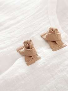 Yierying 小男童背心上衣和彈性腰帶短褲套裝 - 彩色 - 查看 3