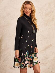 SHEIN Đầm Hoa Giải trí - Nhiều màu - Xem 3