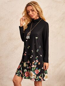 SHEIN Đầm Hoa Giải trí - Nhiều màu - Xem 5