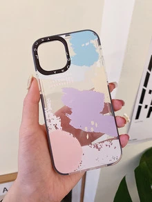 Oil Paint Clear Phone Case - Multicolor - View 2