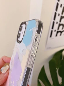 Oil Paint Clear Phone Case - Multicolor - View 3