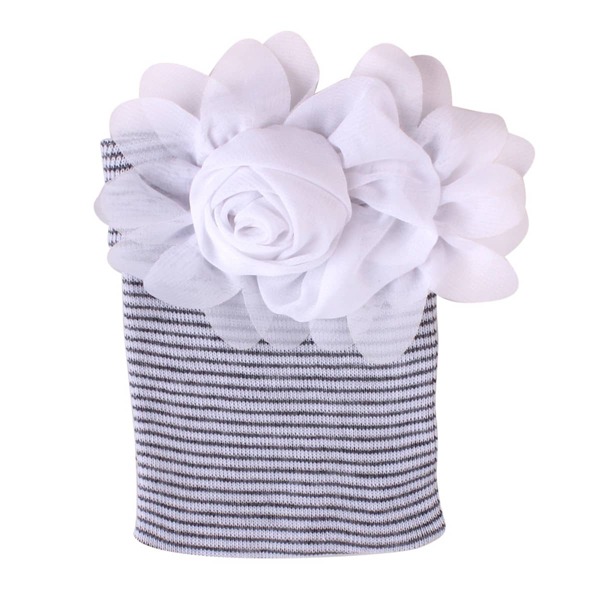 

Newborn Girl Photography Stereo Flowers Hat, Grey