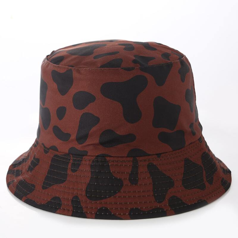 

Guys Cow Print Bucket Hat, Brown