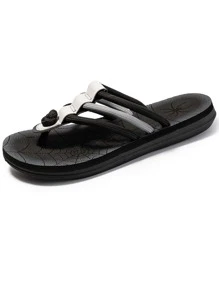 Men Minimalist Flip Flops - Dark Grey - View 3