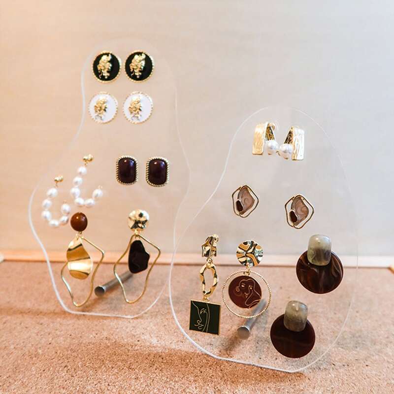 

2pcs Clear Jewelry Display Rack