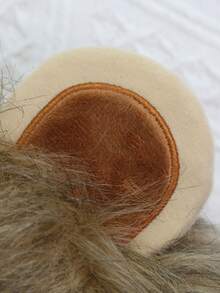 1pc Lion Design Pet Headwear - Brown - View 4