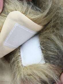 1pc Lion Design Pet Headwear - Brown - View 7