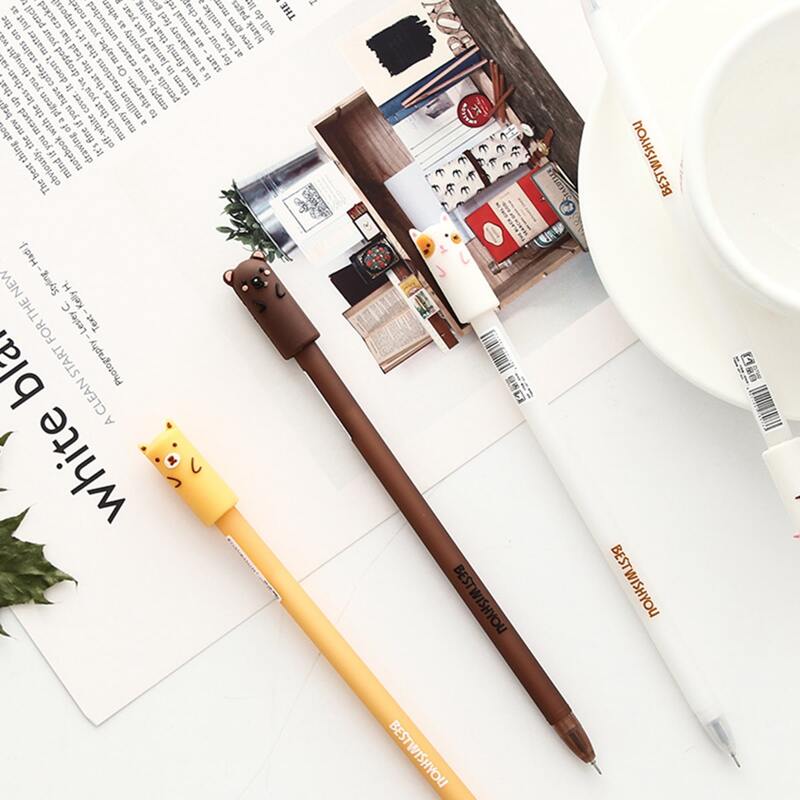 

1pc Random Cartoon Gel Pen, Multicolor