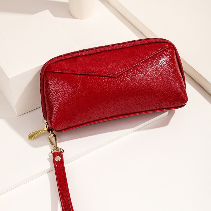 

Minimalist Clutch Bag, Red
