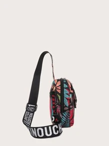 迷你男士花卉圖案腰包 - 彩色 - 查看 3