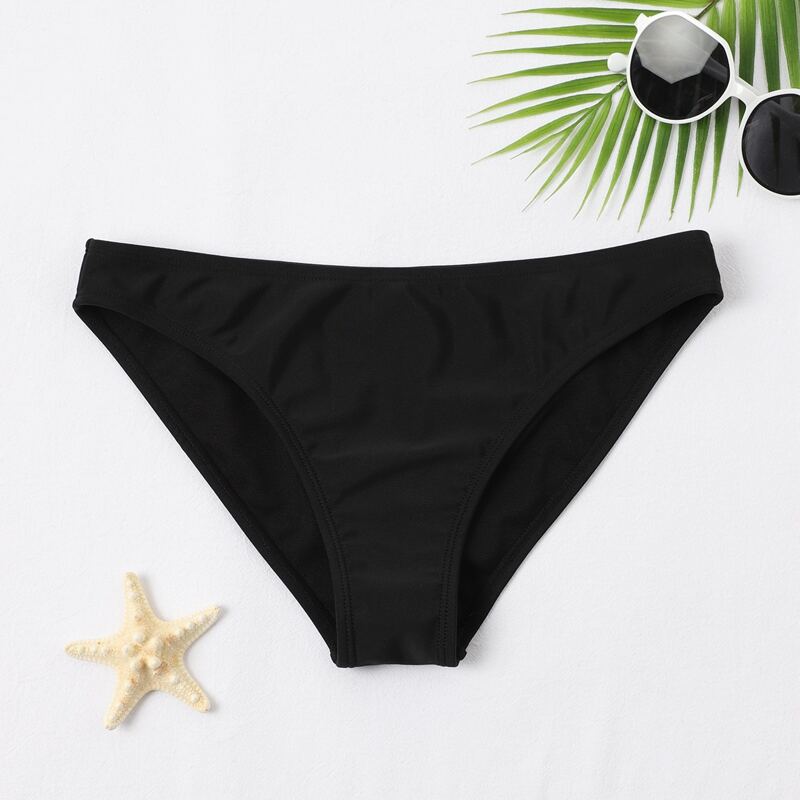 

Solid Bikini Bottom, Black