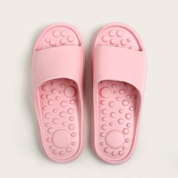 

Minimalist Open Toe Slides, Baby pink