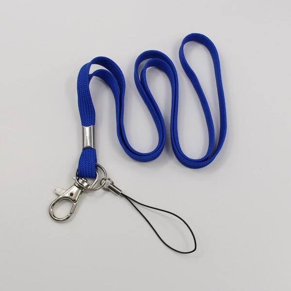 

1pc Plain Lanyard, Blue