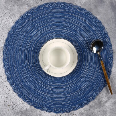 1pc Woven Round Placemat