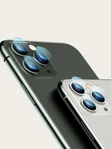 1入組螢幕鋼化膜和相機鏡片保護膜 - 無色 - 查看 3