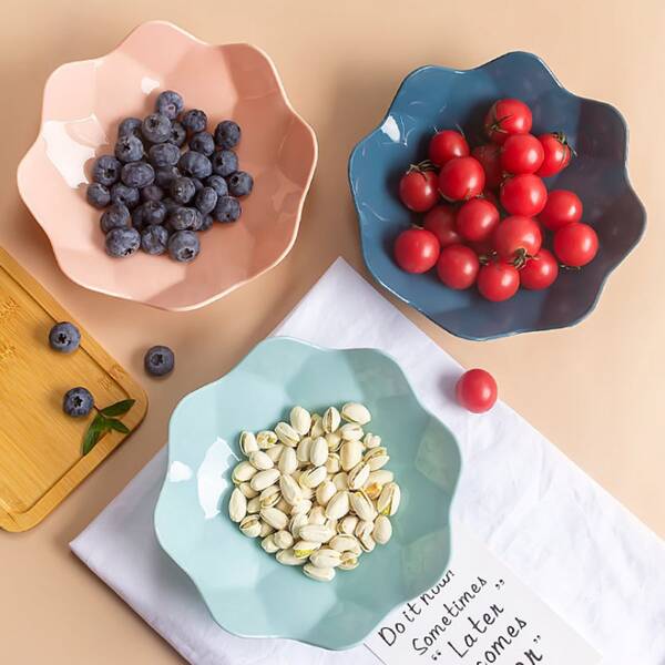 

1pc Random Color Plastic Plate, Multicolor