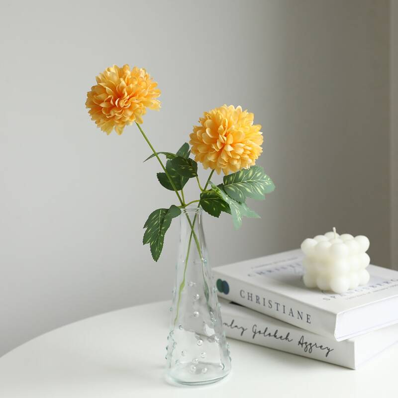 

1pc Artificial Chrysanthemum, Yellow