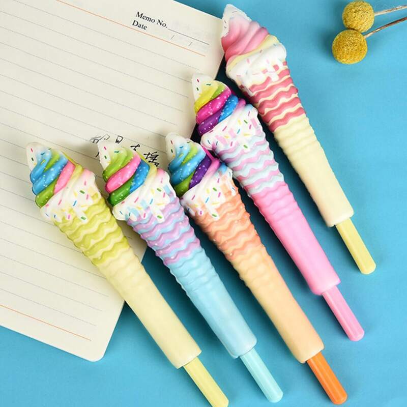 

1pc Ice Cream Shaped Random Gel Pen, Multicolor