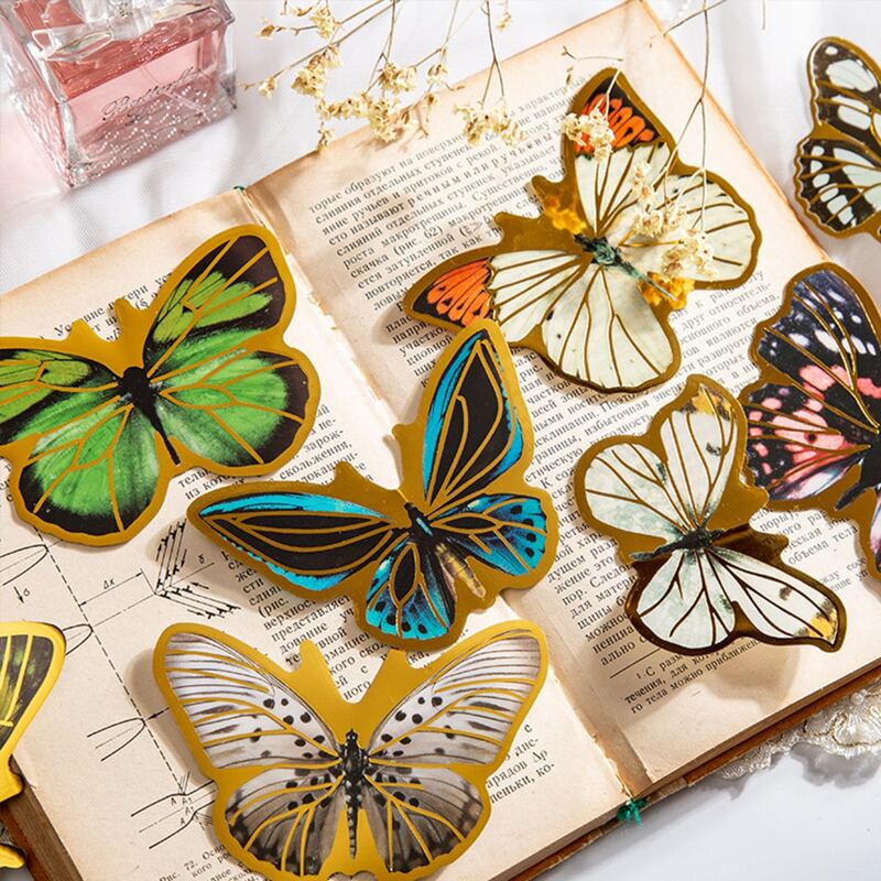 

1pack Random Butterfly Sticker, Multicolor