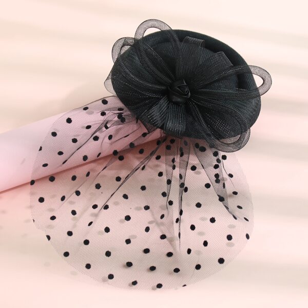 

Toddler Girls Polka Dot Hair Clip, Black