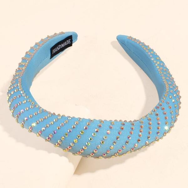 

Rhinestone Decor Headband, Blue