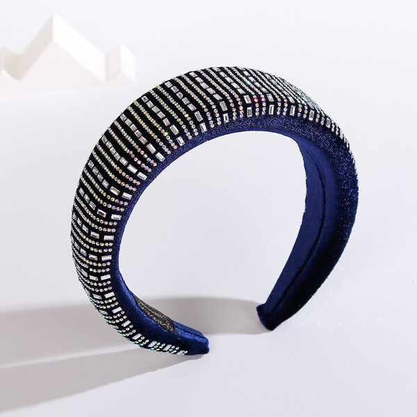 

Rhinestone Decor Wide Headband, Multicolor