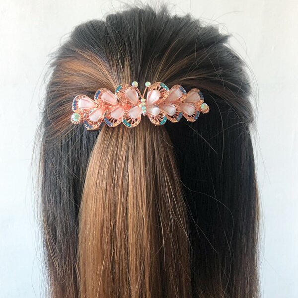 

Butterfly Decor Hair Clip, Multicolor