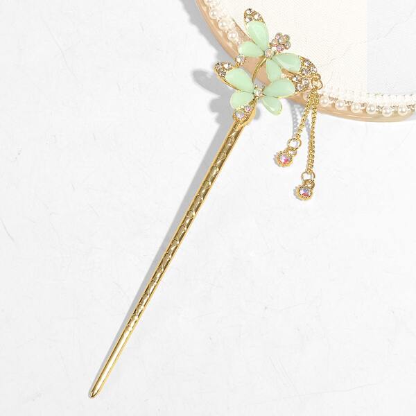 

Rhinestone Butterfly Decor Hair Pin, Multicolor