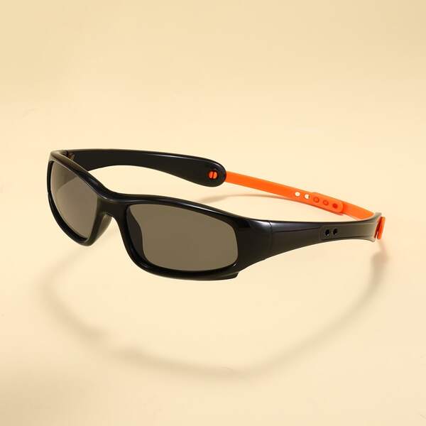 

Toddler Kids Geometric Frame Sunglasses, Black