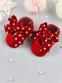 嬰兒蝴蝶結裝飾髮帶和短襪