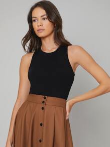 SHEIN Racer Back Sweater Vest