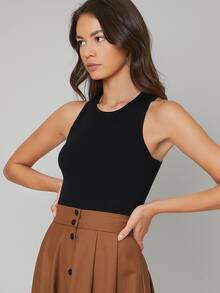 SHEIN Racer Back Sweater Vest