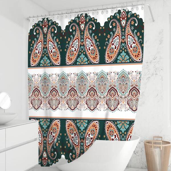 

Flower Print Shower Curtain, Multicolor