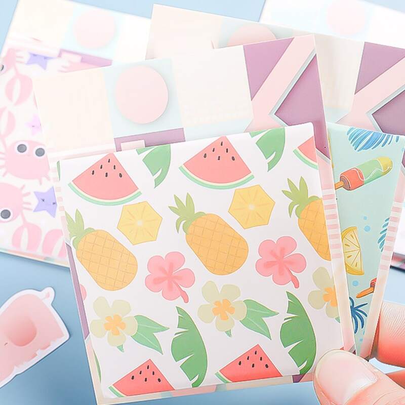 

1pc Cartoon Graphic Random Sticky Note, Multicolor