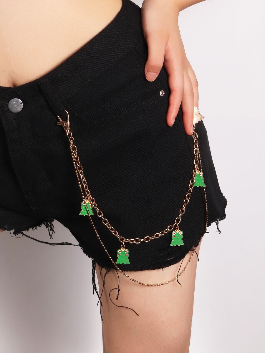 Phim hoạt hình Frog Charm Pant Chain - Nhiều màu - Xem 1
