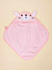 1pc Pink Pet Bath Towel - Baby Pink - View 2