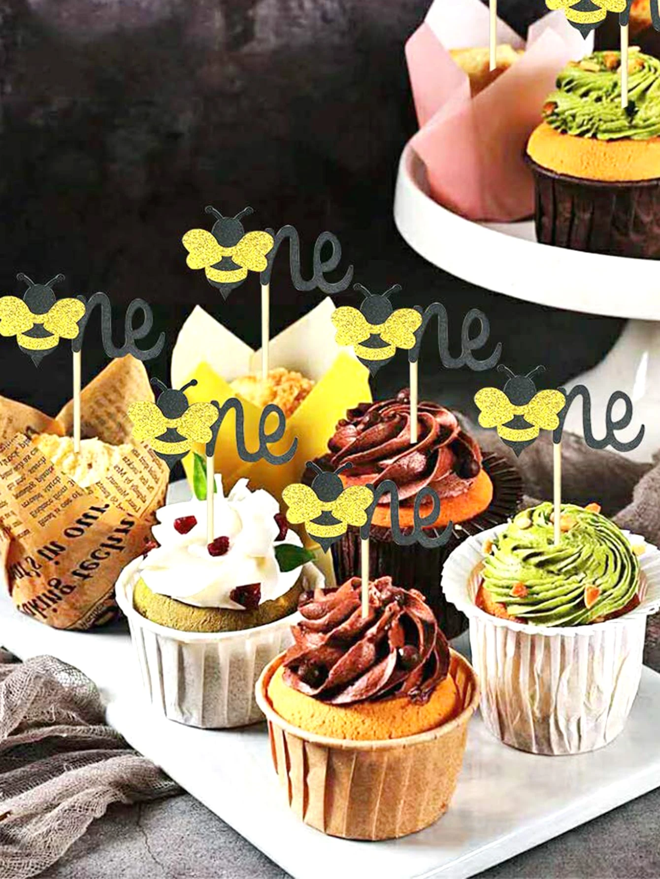 6 Pieces Decoration De Gateau D Abeille Mode En Ligne Shein France