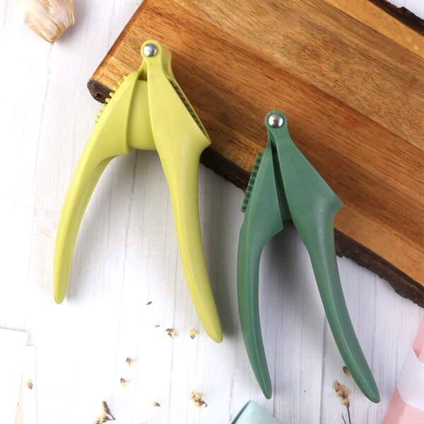 

1шт Чесночный пресс случайного цвета ручной, Многоцветный