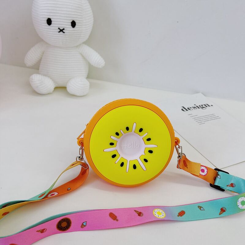 

Mini Fruit Shaped Letter Graphic Circle Bag, Burnt orange