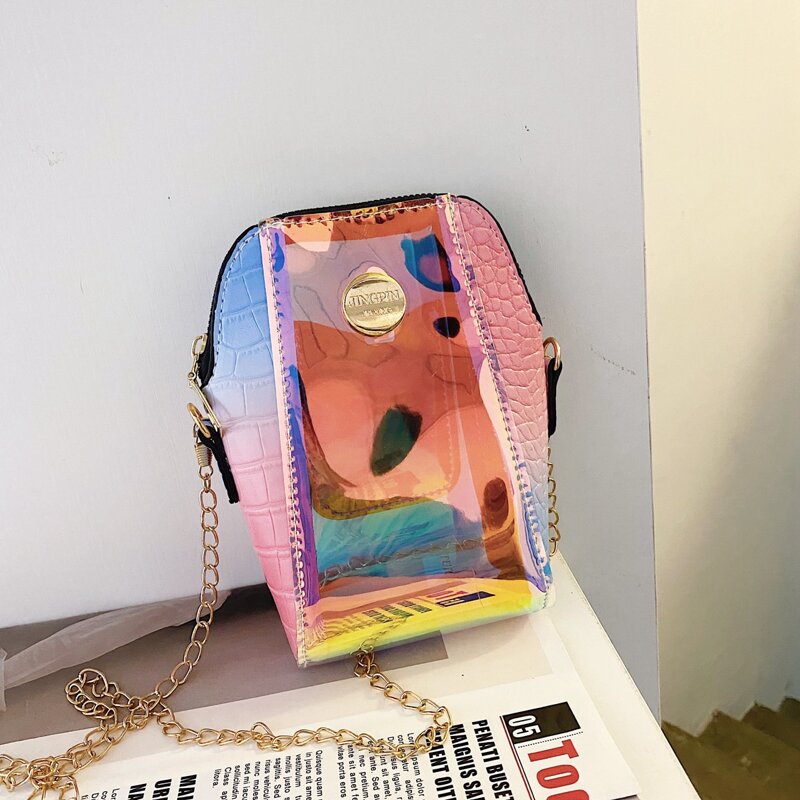 

Holographic Crossbody Bag, Blue
