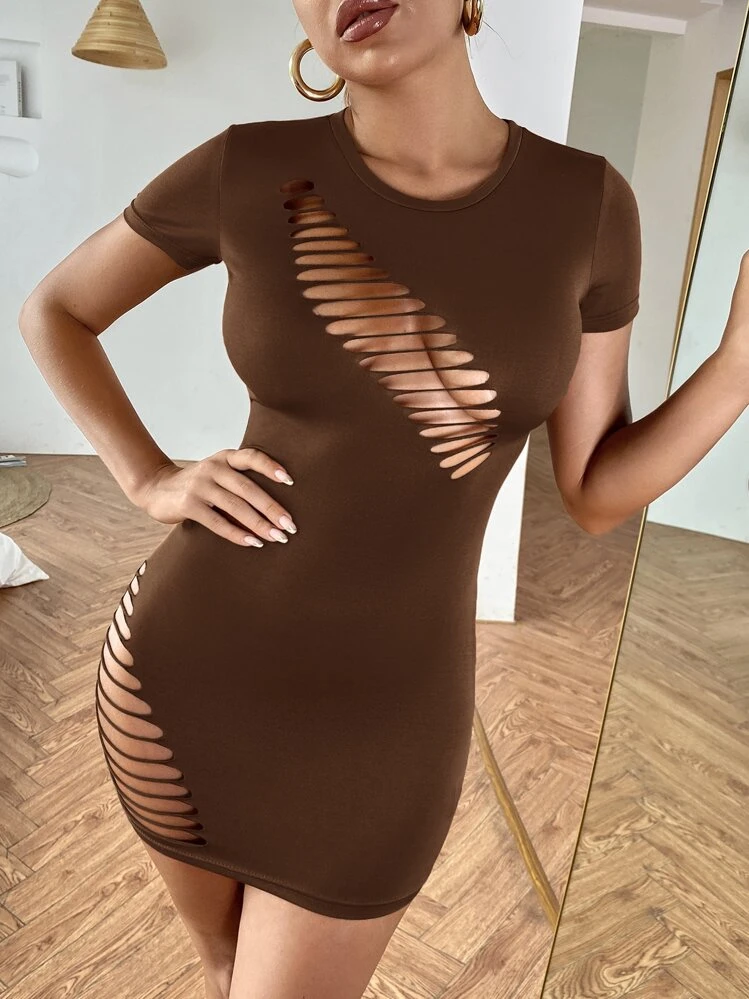 princess polly baby blue dress Bodycon Sheer Mesh Dress Our Sheer Mesh Bodycon Dress With Rib Cami Dress  Is Such A