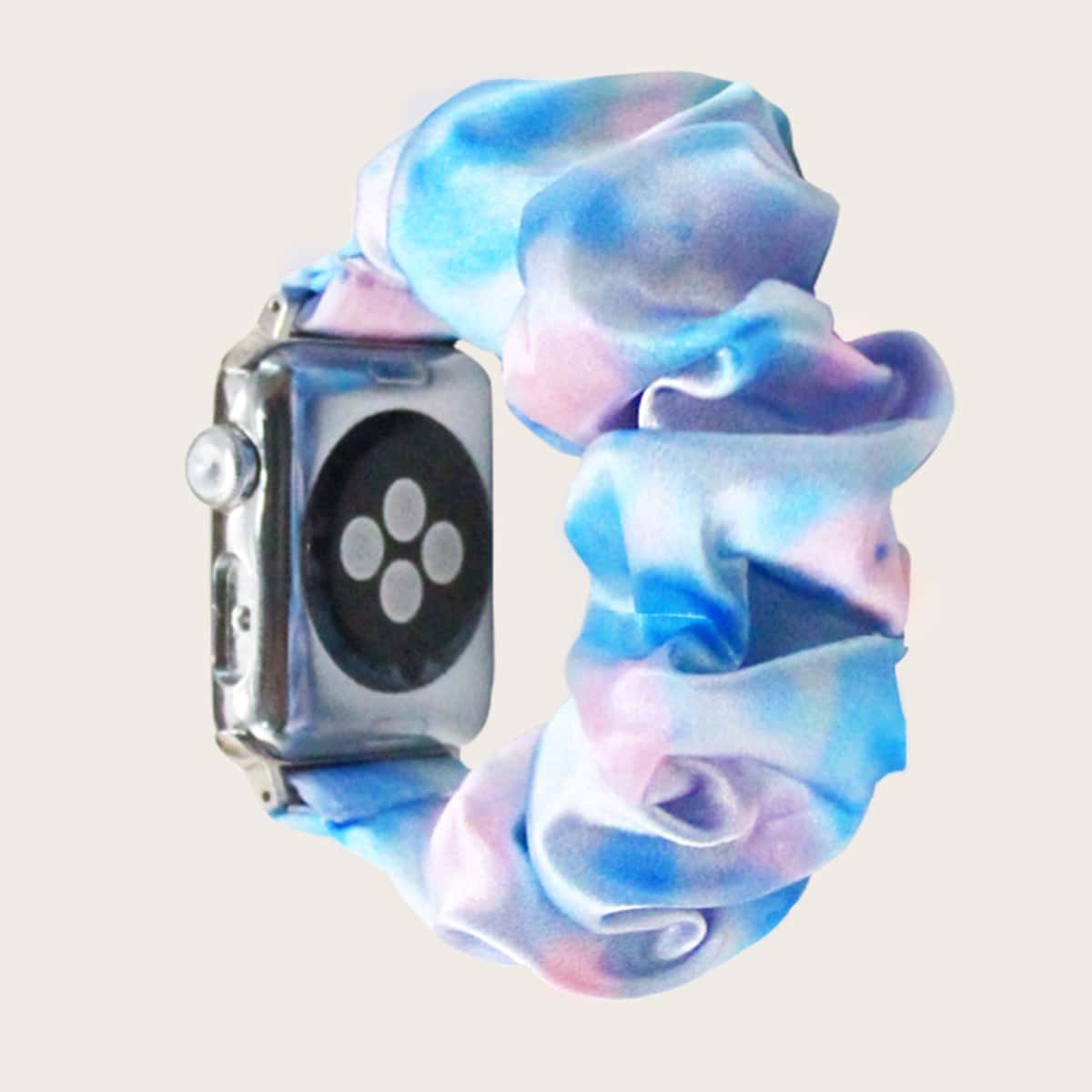 

Tie Dye Scrunchie Design Watchband For iWatch, Multicolor