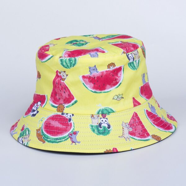 

Fruit Print Bucket Hat, Multicolor