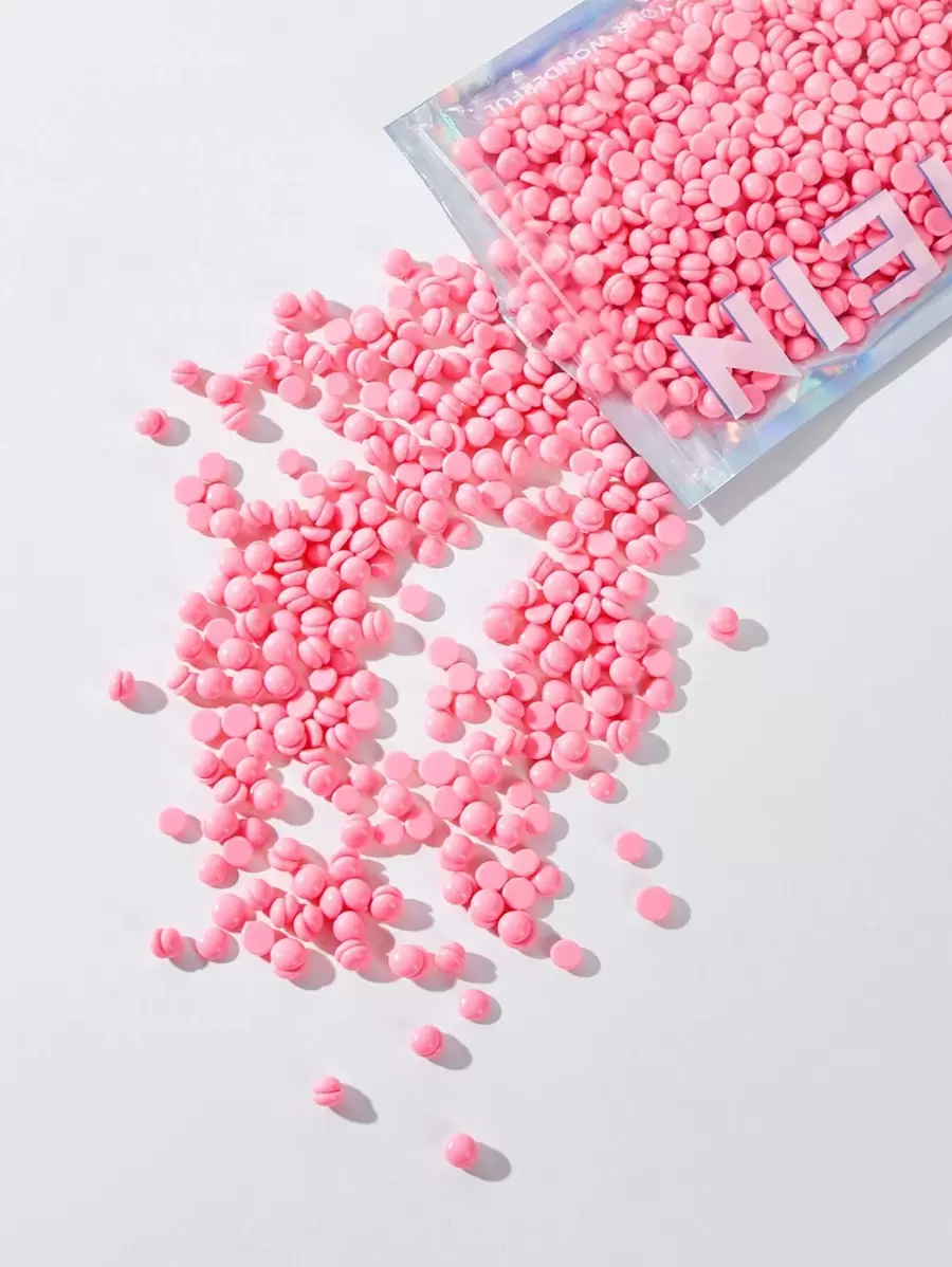 SHEIN Cera depilatoria en grano-rosa de 100g BASIC LIVING - Rosa - Ver 1
