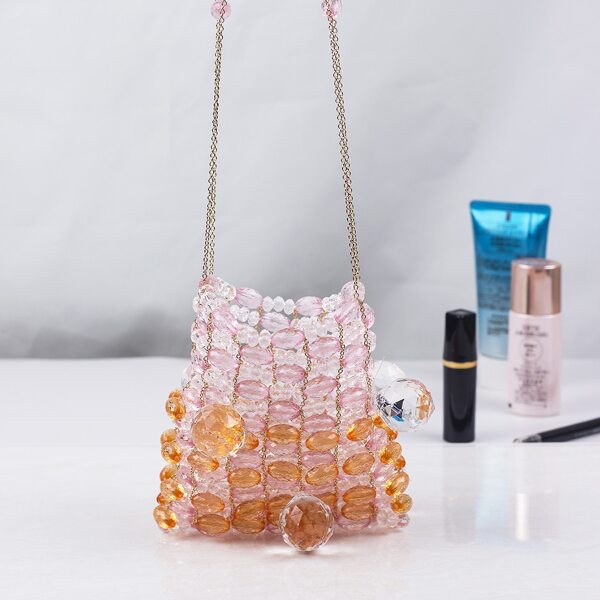 

Beaded Design Crossbody Bag, Multicolor